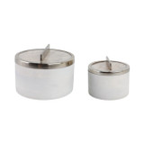 EV21940#S/2 7/5" Colchester Wood And Mica Resin Boxes