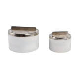 EV21940#S/2 7/5" Colchester Wood And Mica Resin Boxes