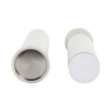 EV21942#S/2 13/11" Colchester Wood And Mica Resin Candle H