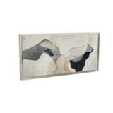 EV70433#24x50 Truro Acrylic Frame Handpainted Wall Art