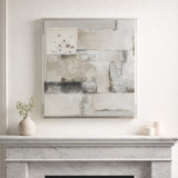 EV70437#40x40 Lynton Acrylic Frame Handpainted Wall Art