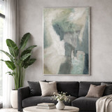 EV70442#40x60 Bexley Acrylic Frame Handpainted Wall Art