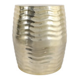 EV21984#19" Watford Gold Wavy Drum Table