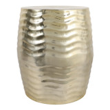 EV21984#19" Watford Gold Wavy Drum Table