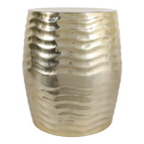 EV21984#19" Watford Gold Wavy Drum Table