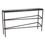 EV51412#52" Bowman Glass Top Console Table