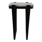EV51420#24" Rolla Smoky Quartz Top Accent Table