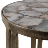 EV51423#22" Ellendale Quartz Top Accent Table
