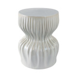 EV21993#15x18 Utena White Garden Stool 