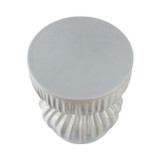 EV21993#15x18 Utena White Garden Stool 