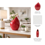 EV22000-01#13" Varena Small Red Vase