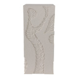 EV22049-01#24" Wood Roanoke Carved Plaster Pedestal Sm, Ivory