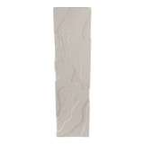 EV22049-03#39" Wood Roanoke Carved Plaster Pedestal Lg, Ivory