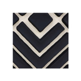 EV22050#S/2 20x20 Wood Valencia Wall Art, Black/cream
