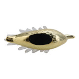 EV22071-02#7"cascade Crystal Sitting Swan With Tall Neck