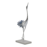 EV22078-01#14" Majesty Large Blue Kyanite Stone Metal Bird