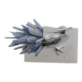 EV22078-01#14" Majesty Large Blue Kyanite Stone Metal Bird