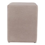 EV22089#19" Halofax Tan Suede Ottoman Stool
