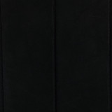 EV22090#19" Rayne Black Suede Ottoman Stool