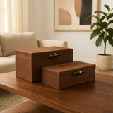 EV22096#S/2 12/14"winston Brn Suede/tigers Eye Hardware Bx