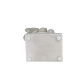 EV22153#19" Clearmont Quartz Resin Flamingo, White