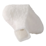 EV22170#15" Mortsel Small Quartz Resin Vase, White