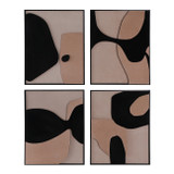 EV70457#S/4 16x20 Upton Suede Wall Art