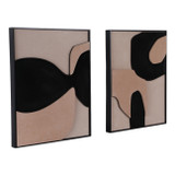 EV70457#S/4 16x20 Upton Suede Wall Art
