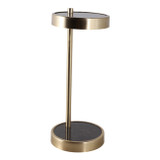 EV22228#24" Chandler Black And Gold Cocktail Table