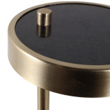 EV22228#24" Chandler Black And Gold Cocktail Table
