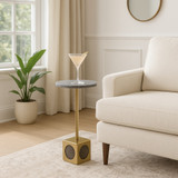 EV22231#24" Coolidge Marble Cocktail Table