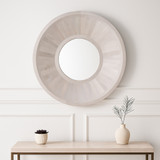 EV22238#36x36" Jerome Wood Wall Mirror