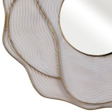 EV22239#39x39" Kearny Layered Wood Wall Mirror