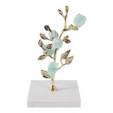 EV22250-01#Peoria Small Green Flourite Stone Tree Statuary