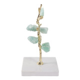 EV22250-01#Peoria Small Green Flourite Stone Tree Statuary