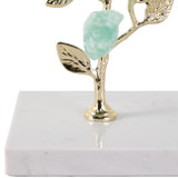 EV22250-01#Peoria Small Green Flourite Stone Tree Statuary