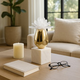 EV22252-02#Payson Geode And Marble Large Statuary