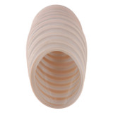 EV22272-01#12" Westerly Small Carved Glass Vase, Ivory