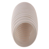 EV22272-03#17" Westerly Large Carved Glass Vase, Ivory