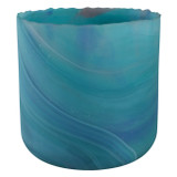 EV22277-01#11" Kent Small Blue Swirl Glass Vase