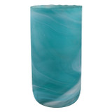 EV22277-02#14" Kent Large Blue Swirl Glass Vase