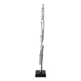 EV22282-02#32" Bedford Large Silver Wood Post Statuary