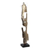 EV22282-04#32" Bedford Large Gold Wood Post Statuary