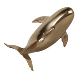 EV22284#12" Bruswick Whale Statuary, Gold