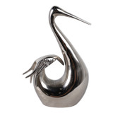 EV22285#11" Bowling Swan Statuary, Silver