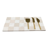 EV22365#15" Ramah Marble Cheese Set With Gift Box