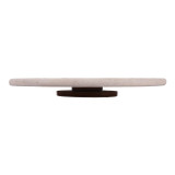 EV22367#Gedor Large Marble Lazy Susan Tray