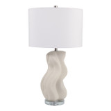 EV51442#28" Lovell Quartz Resin Table Lamp