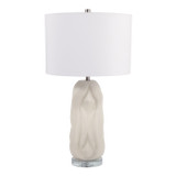 EV51442#28" Lovell Quartz Resin Table Lamp