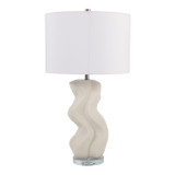 EV51442#28" Lovell Quartz Resin Table Lamp
